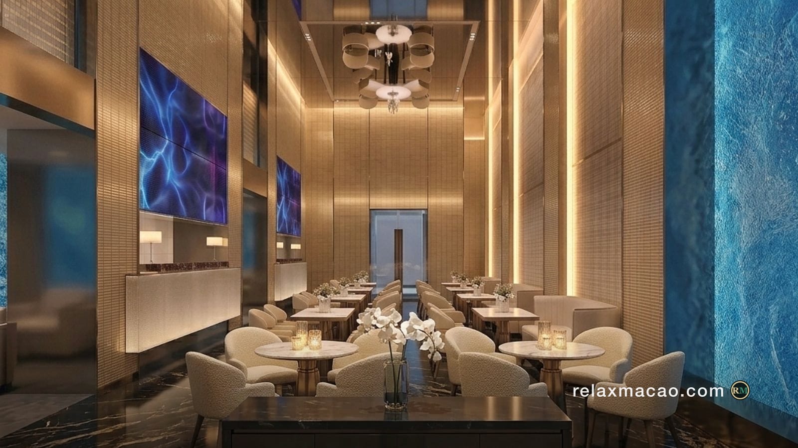 A themed luxury suite in a Macau sauna club