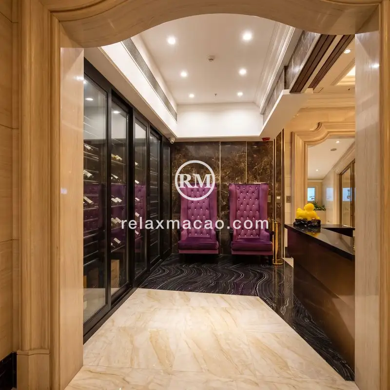 Clube Rio — the reception area