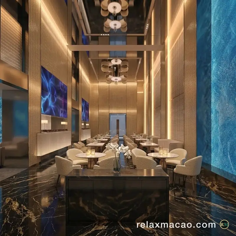 Empire Sauna — the dining area
