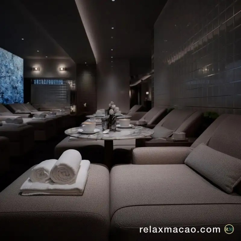 Empire Sauna — the interior