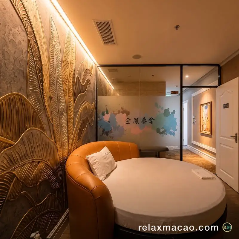 Golden Phoenix Sauna — inside a private suite