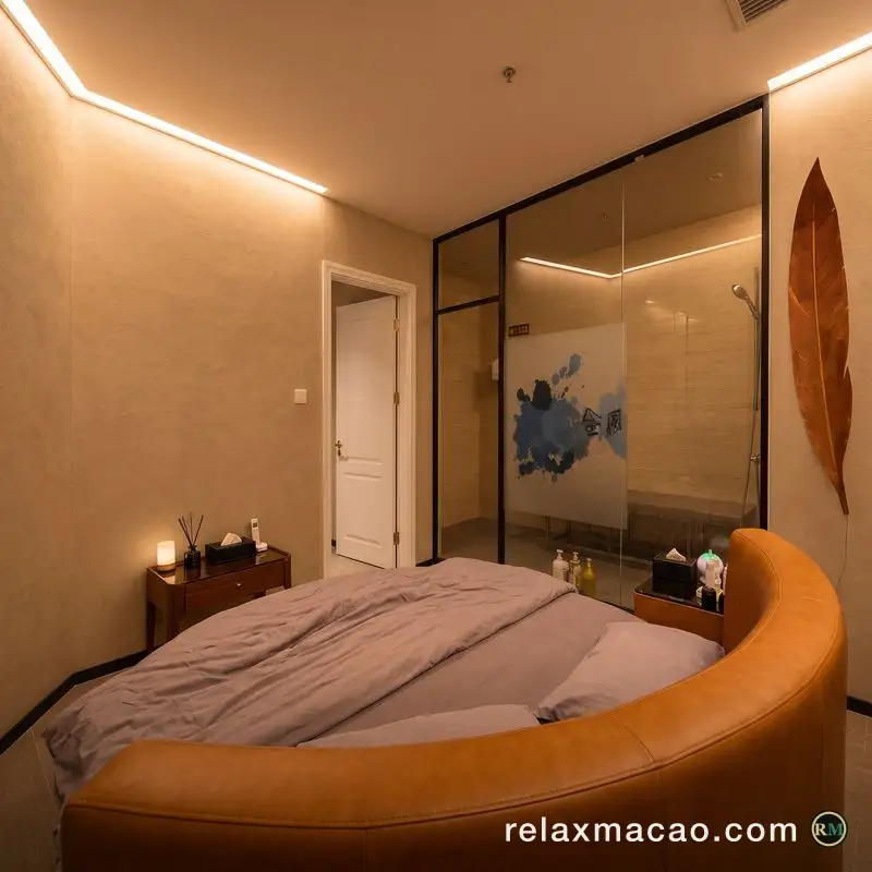 Golden Phoenix Sauna — inside a private suite