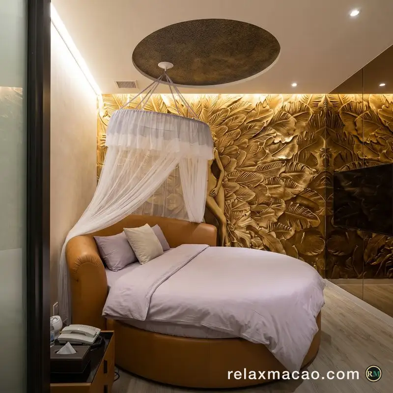 Golden Phoenix Sauna — inside a private suite