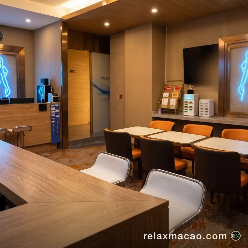 Golden Phoenix Sauna — the tea lounge by reception