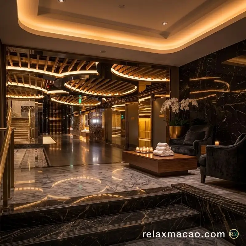 Majesty Spa — the entrance lobby