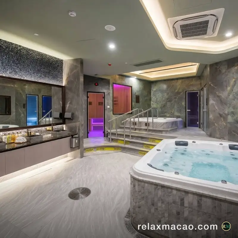 Manhao Spa — the interior