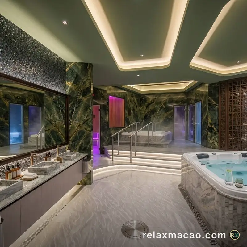 Manhao Spa — the interior