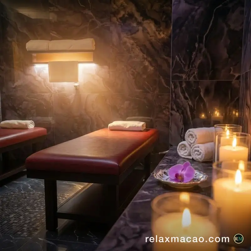 Manhao Spa — inside one of the massage rooms