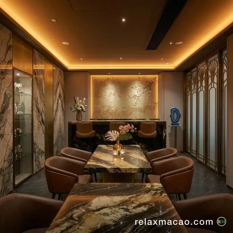 Manhao Spa — the reception area