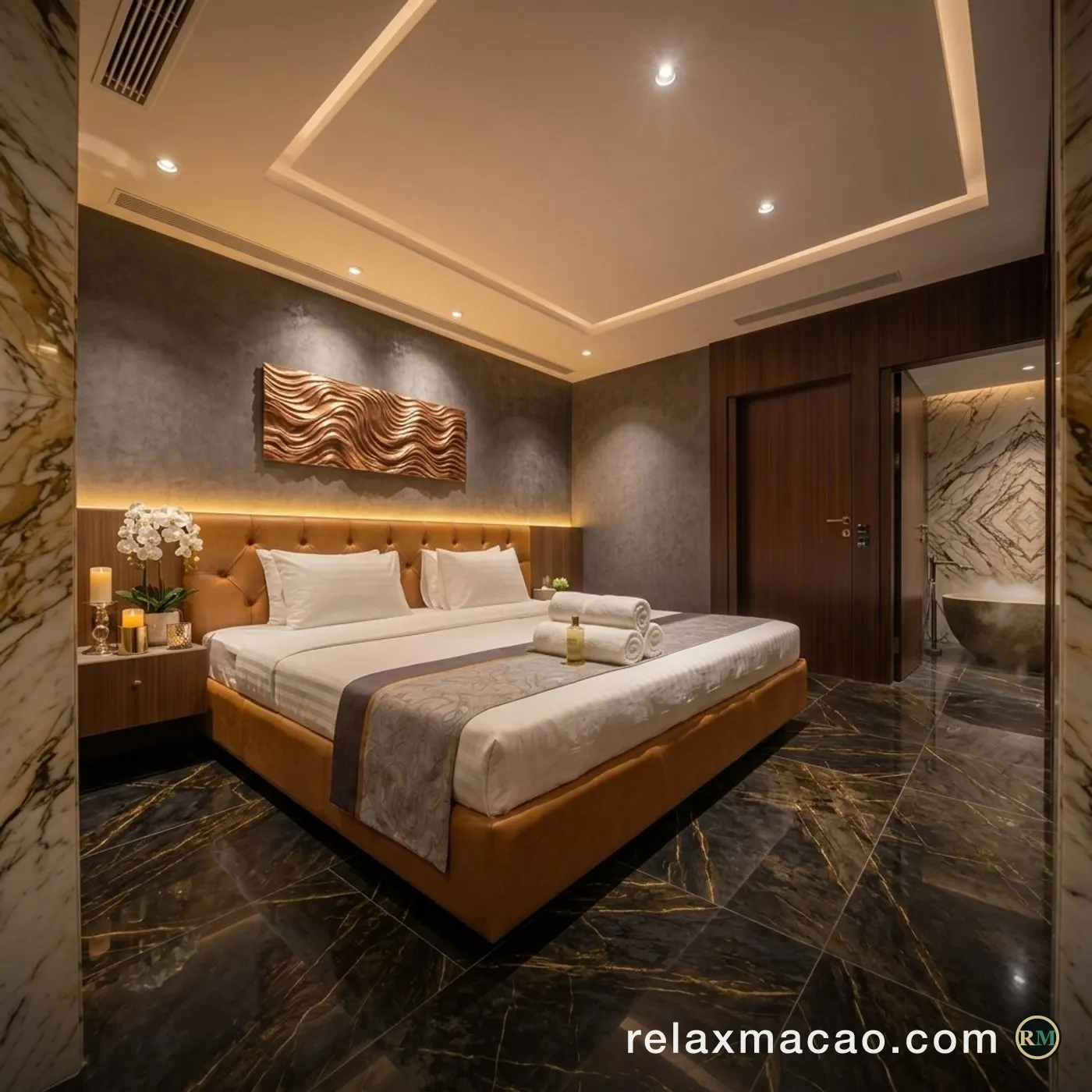 Number Nine Spa — Macau premium sauna lobby