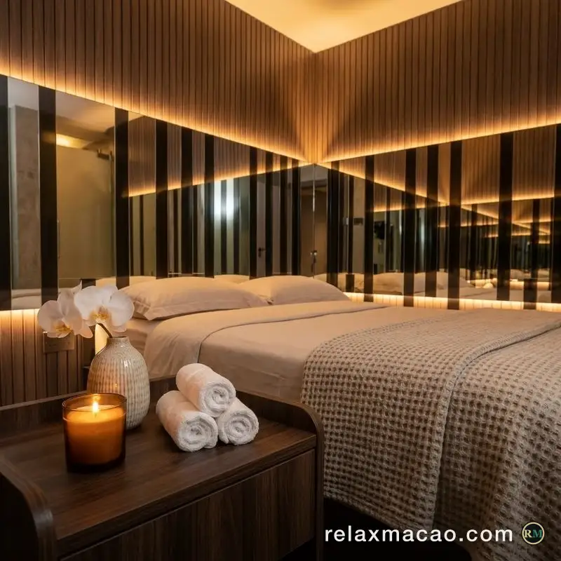 Shang Pin Spa — inside one of the massage rooms