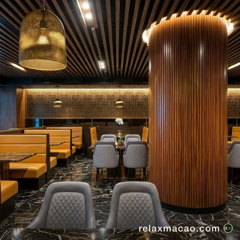 The Excellent Sauna — the dining area