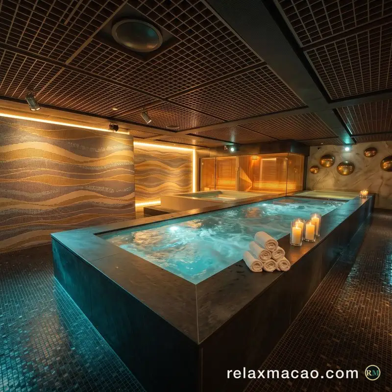 Victoria Sauna — the bath and sauna area