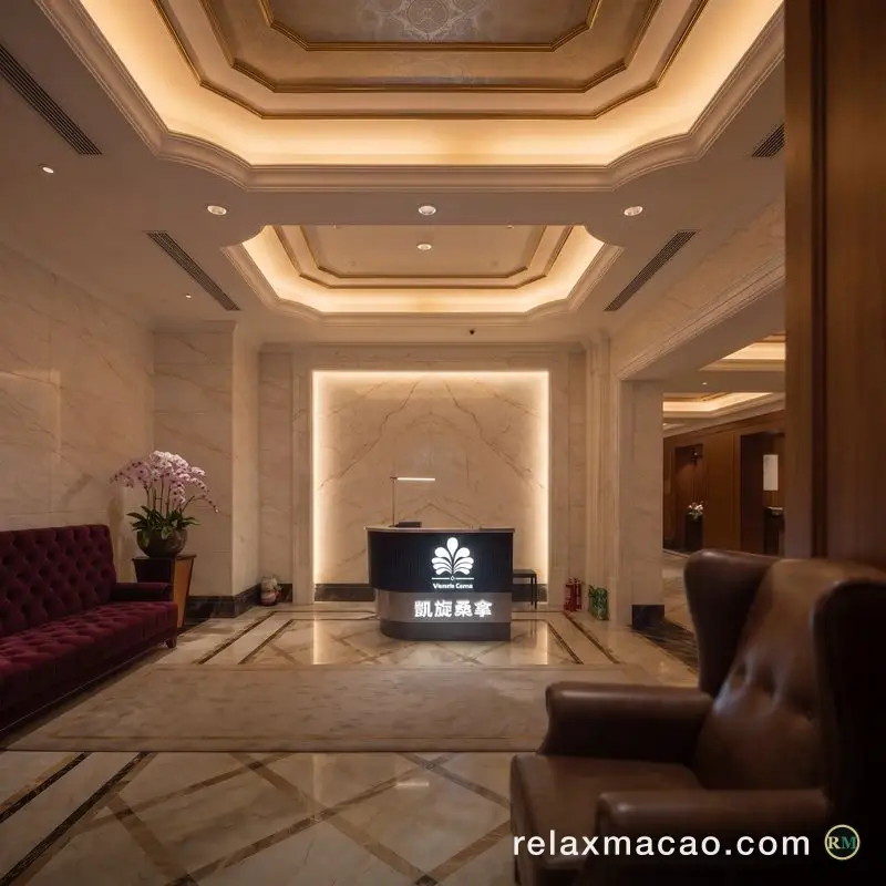 Victoria Sauna — the reception area